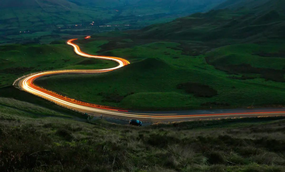 Car at night