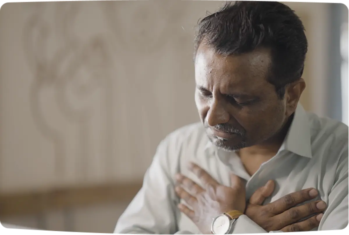 Randhir arms crossed