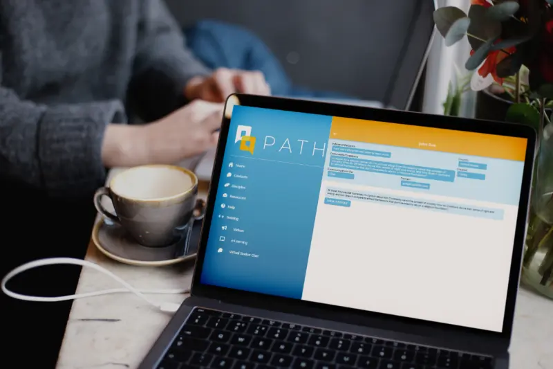 Asset Explore God PATH App Seeker Chat Mockup
