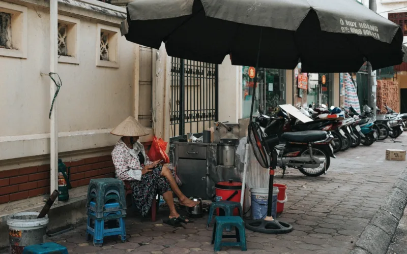 Woman scrolling 1