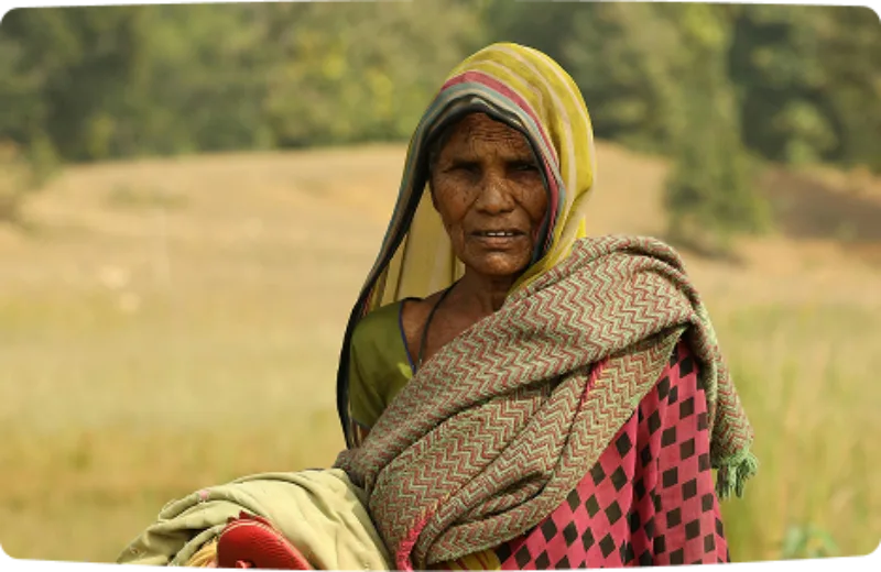 Woman in field